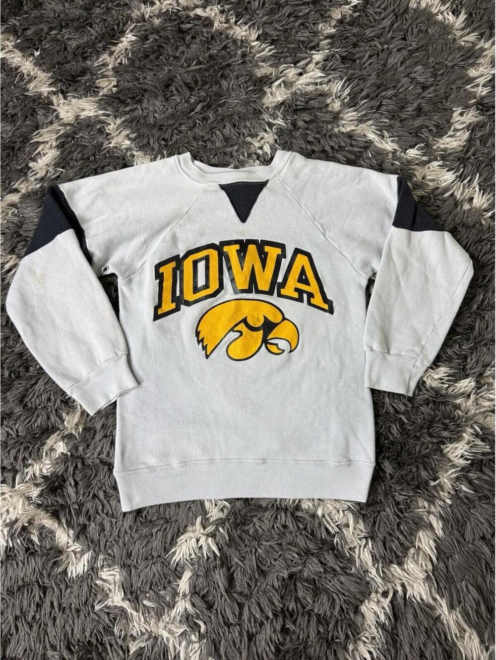 Vintage 90s Iowa Hawkeyes Champion Sweatshirt Womens Small Crewneck